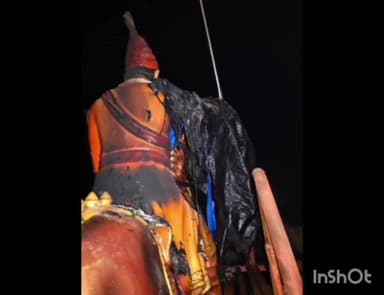 రాయపర్తి: ఛత్రపతి శివాజీ విగ్రహం దగ్ధానికి యత్నం.. ఉద్రిక్తత బంధన్పల్లిలో ఈ ఘటన