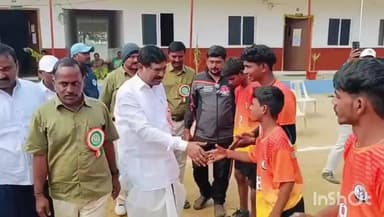పర్వతగిరి: అన్నారం గ్రామంలో 44వ స్టేట్ లెవెల్ షూటింగ్ మరియు సాఫ్ట్ బాల్ పోటీలను ను ప్రారంభించిన మాజీ ఉప ముఖ్యమంత్రి