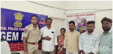 సంగెం: రంగంపేట గ్రామానికి చెందిన సర్పంచ్, ఉపసర్పంచ్ లు అధికారులను మర్యాదపూర్వకంగా కలిశారు