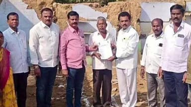 దోమకొండ: ఇందిరమ్మ ఇళ్ల నిర్మాణానికి ముగ్గు, లబ్ధిదారులకు మంజూరు పత్రాలు అందజేత, ప్రభుత్వం అండగా ఉంటుంది : సర్పంచ్ ఐరేని నరసయ్య