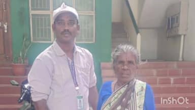 பெரியகுளம்: சோத்துப்பாறை அணை அருகே ஆதரவின்றி இருந்த மூதாட்டியை மீட்டு முதியோர் இல்லத்தில் ஒப்படைத்த மருந்தாளு நருக்கு பாராட்டு