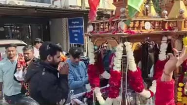 ધાનપુર: ધારાસભ્ય બચુભાઈ ખાબડ હે દુધામ લે કોટંબી અને નળુ ગામ રામદેવપીરના ભક્તોના પગપાળા સંઘને પ્રસ્થાન કરાવ્યું