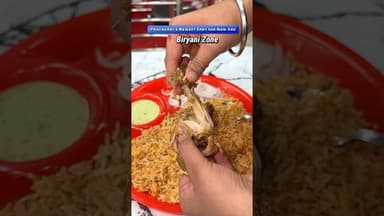 Biryani Zone 🍗 Prayagraj New Spot for Biryani #ytshorts #prayagraj #chickenbiryani #biryani