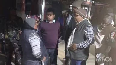 केतार: नववर्ष को लेकर केतार में कड़ी सुरक्षा व्यवस्था, थाना प्रभारी ने किया निरीक्षण