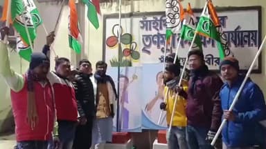 সাঁইথিয়া: সাঁইথিয়ায় তৃণমূলের প্রতিষ্ঠা দিবসের প্রস্তুতি তুঙ্গে