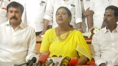 அமைந்தகரை: எங்களை யாரும் கூட்டணிக்கு அழைக்கவில்லை பேச்சுவார்த்தையும் நடத்தவில்லை - தேமுதிக தலைமை அலுவலகத்தில் பிரேமலதா பேட்டி