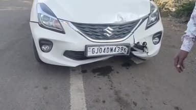 ઘોઘા: ઘોઘા કુડા ચોકડી પાસે રીક્ષા સાથે કાર ભટકાતા સર્જાયો અકસ્માત