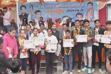 विजयपुर: गसवानी में सिंधिया युवा संचार शक्ति मैराथन में ऊर्जा, अनुशासन और उत्साह की लहर दौड़ी