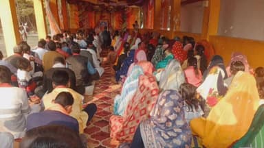 सरई: माँ धनौजा मंदिर में पुराने वर्ष की विदाई और नए साल के स्वागत में हुआ 24 घंटे का अखंड दुर्गा चालीसा पाठ