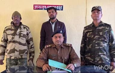 जरीडीह: जरीडीह पुलिस ने अवैध लोहा ले जा रहे ट्रक को पकड़ा