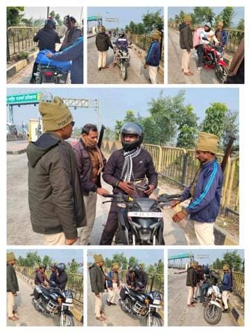 #पुलिस_अधीक्षक, कटिहार के निर्देशानुसार अपराध की रोकथाम एवं सुरक्षा व्यवस्था बनाए रखने हेतु #कटिहार_पुलिस द्वारा सभी थाना क्षेत्रों में सघन वाहन जाँच अभियान चलाया जा रहा है।