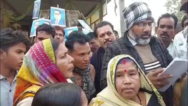 पथरिया: नरसिंहगढ़ में अंबेडकर प्रतिमा की पुनः स्थापना की मांग, बीएसपी का प्रदर्शन, 7 दिनों का अल्टीमेटम