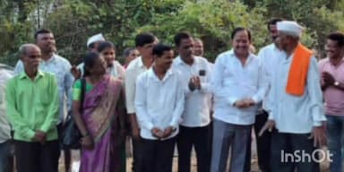 संगमेश्वर: शिवसेना संपर्कप्रमुख राजेंद्र महाडिक यांच्या हस्ते रस्त्यांचे भूमिपूजन संपन्न