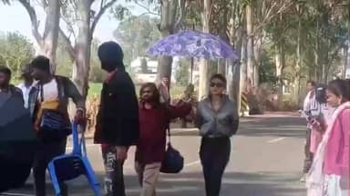 तामिया: तामिया में लाइट, कैमरा, एक्शन के साथ फिल्म शूटिंग शुरू, गाने की शूटिंग हुई, हीरो-हीरोइन ने मीडिया से चर्चा की