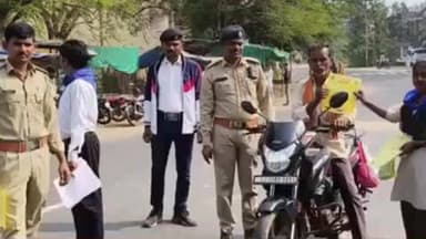 ધાનપુર: ધાનપુરમાં માર્ગ સલામતી જનજાગૃતિ કાર્યક્રમ ટ્રાફિક પોલીસ અને સાર્વજનિક સ્કૂલે વિદ્યાર્થીઓને નિયમો શીખવ્યા