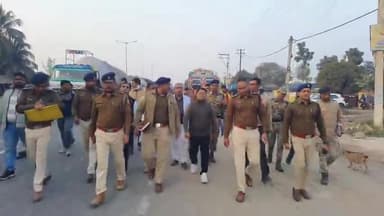 ইটাহার: অভিষেক বন্দ্যোপাধ্যায়ের রোডশোয়ের সার্বিক নিরাপত্তা ব্যবস্থা খতিয়ে দেখতে ইটাহারে বৈঠক ও পরিদর্শনে SP, ASP, SDPO