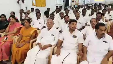 எடப்பாடி: மேற்கு மாவட்ட திமுக செயற்குழு கூட்டம் நடைபெற்றது எம்பி செல்வ கணபதி கலந்து கொண்டு தீர்மானங்கள் வாசிப்பு