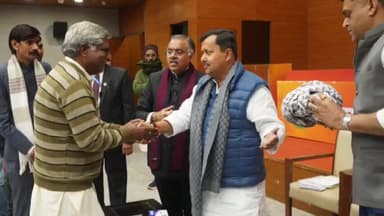 फूलिया कलां: पूर्व प्रधान गोपाल गुर्जर ने भाजपा राष्ट्रीय कार्यालय में शिष्टाचार भेंट की, नितिन नबीन को दी बधाई