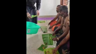 ಚಿಕ್ಕನಾಯಕನಹಳ್ಳಿ: ಅಯ್ಯಪ್ಪ ಸ್ವಾಮಿಯ ಮಾಲೆ ಧರಿಸಿ ಸೇವೆ ಸಲ್ಲಿಸಿದ ಶಾಸಕ ಸಿಬಿ ಸುರೇಶ್ ಬಾಬು