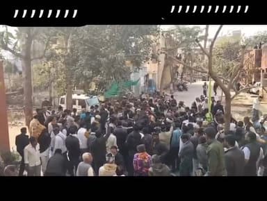 विरोध प्रदर्शन धरना ग्रामीणों मांग मौत मामला #live #viral #ladnu #didwanajila #khabarfast #virodh