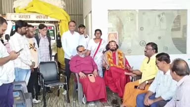 पानसेमल: मां नर्मदा परिक्रमा के दौरान महामंडलेश्वर का पानसेमल में आगमन, श्रद्धालुओं ने किया स्वागत