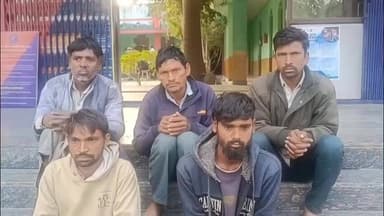 सज्जनगढ़: पंडवाल लूंजा में गोवंश हत्या के पांच आरोपियों को भेजा गया जेल, आरोपियों ने किया गुनाह कबूल