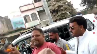 देवेंद्रनगर: देवेंद्रनगर पहुंचने पर भाजपा कार्यकर्ताओं ने सांसद बी.डी. शर्मा का किया भव्य स्वागत