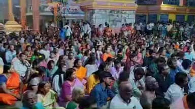 குடியாத்தம்: நெல்லூர் பேட்டை பழமை வாய்ந்த கருப்புலீஸ்வரர் ஆலயத்தில் ஆருத்ர தரிசனம் ஏராளமான பக்தர்கள் கலந்து கொண்டு ஸ்வாமி தரிசனம்