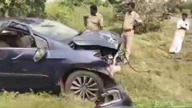 திட்டக்குடி: திட்டக்குடி அருகே கார் கவிழ்ந்த விபத்தில் வழக்கறிஞர் உயிரிழப்பு