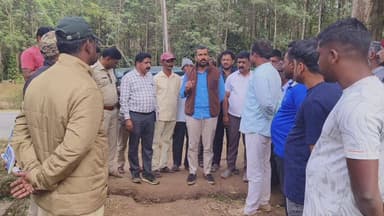 ಸೋಮವಾರಪೇಟೆ: ಸಂಗಯ್ಯನಪುರದಲ್ಲಿ ಆನೆ ದಾಳಿಗೆ ಬಲಿಯಾದ ಕೃಷಿಕನ ಮನೆಗೆ ಬೇಟಿ ನೀಡಿದ ಶಾಸಕ ಮಂತರ್ ಗೌಡ