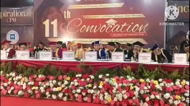 भोरंज: करियर प्वाइंट विश्वविद्यालय में 11वां दीक्षांत समारोह भव्य रूप से संपन्न