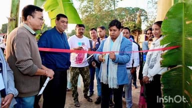 নাহৰকটীয়া: নাহৰকটীয়াৰ ৰঙালী-ৰূপালী মঞ্চত জুবিন গাৰ্গ অন্তিমখন বোলছবি “ৰৈ ৰৈ বিনালে” প্ৰদৰ্শনী মুকলি কৰে বিধায়ক তৰংগ গগৈয়ে