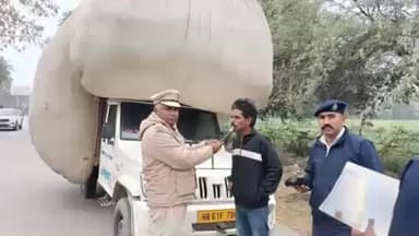 बवानी खेड़ा: गांव बवानी खेड़ा में यातायात पुलिस सख्त, नियम तोड़ने वालों पर कसा शिकंजा