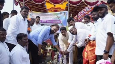 ಅಂಗವಿಕಲರ ಸಮುದಾಯ ಭವನ ನಿರ್ಮಾಣ ಕಾಮಗಾರಿಗೆ ಶಾಸಕರಿಂದ ಭೂಮಿಪೂಜೆ