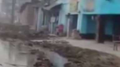 पीरपैंती: शिवनारायणपुर में पर्याप्त जगह मिलने से एनएच 80 के निर्माण कार्य में आई तेजी