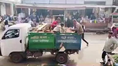 सरमथुरा: नगर पालिका प्रशासन ने मुख्य चौराहों पर अलाव जलाने के लिए ईंधन उपलब्ध करवाया