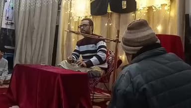 चैनपुर शिया मस्जिद दामोदरपुर मड़वन मौला अली के यौमै पैदाइश के अवसर पर महफ़िल का भव्य आयोजन