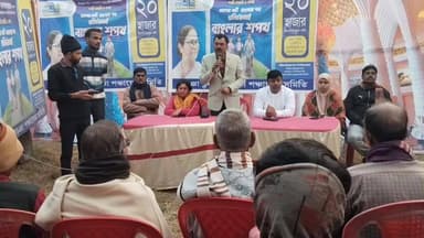 বড়ঞা: দীর্ঘদিনের দাবির স্বীকৃতি, সুন্দরপুরে তিনটি রাস্তার শুভ শিলান্যাস করলেন BDO