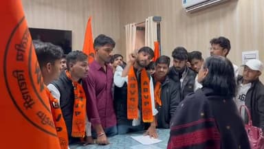 एबीवीपी ने कॉलेज की बदहाली को लेकर सौंपा ज्ञापन उग्र आंदोलन की दी चेतावनी #abvp #live #college #mang