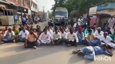 உடையார்பாளையம்: கோடாலி கிராமத்தில் விவசாயி தற்கொலை- ஜெயங்கொண்டத்தில் உறவினர்கள் சாலை மறியல்