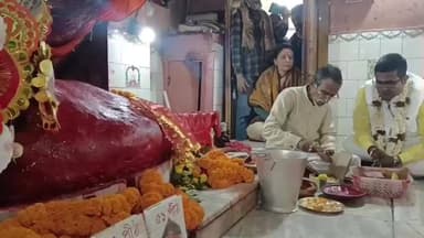 সাঁইথিয়া: মা নন্দিকিশ্বরী মন্দিরে পুজো দিয়ে কাজ শুরু, সাঁইথিয়ায় বিজেপির বাইক র্যালি