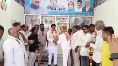 निवाली: धानका आदिवासी समाज संगठन ने विधायक श्याम बर्डे को दी बधाई, जीत का श्रेय दिया