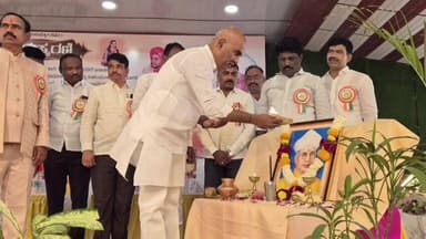 ಅಫಜಲ್ಪುರ: ಶೈಕ್ಷಣಿಕ ಹಾಗೂ ಸಾಮಾಜಿಕ ಕ್ಷೇತ್ರದಲ್ಲಿ ಅನನ್ಯ ಸೇವೆ: ಪಟ್ಟಣದಲ್ಲಿ ಮುರುಗೇಂದ್ರ ಮಸಳಿ ಅವರಿಗೆ ಅಭಿನಂದಾ ಕಾರ್ಯ