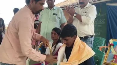 ತೆಲಂಗಾಣ ದಲ್ಲಿ ನಡೆಯುವ ರಾಷ್ಟ್ರಮಟ್ಟದ ಕಬಡ್ಡಿಗೆ ತೆರಳಲಿರುವ ಬಾಳೆಹೊನ್ನೂರು ಸರ್ಕಾರಿ ಪ್ರೌಢಶಾಲೆಯ ಪುನೀತ್ ಗೆ ಅಭಿನಂದಿಸಿ ಬೀಳ್ಕೋಡಿಗೆ SDMC