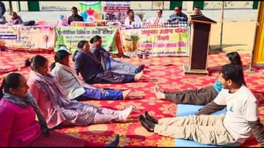 गरुड़: राइका गागरीगोल में आयोजित जनता दरबार में शिविरों में योगाभ्यास और स्वास्थ्य जागरूकता से महिलाओं को मिल रहा लाभ