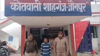 शाहगंज: शाहगंज में मंदिर की मूर्तियाँ खंडित करने वाले अभियुक्त को किया गया गिरफ्तार