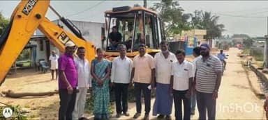 తెల్కపల్లి: గౌరారం గ్రామంలో విద్యుత్ లైన్ ల కింద ఆటంకంగా మారిన కంపచెట్ల తొలగింపు