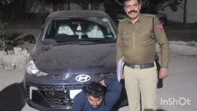 राई: सोनीपत: पुलिस ने कार चोर को पकड़ा, सर्विस के लिए आई थी गाड़ी