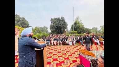 सादुलशहर: ग्राम पंचायत महाराजा गंगासिंहपुर में विधायक ने 7 करोड़ की लागत से बनने वाली सड़क का शिलान्यास किया