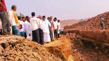 బాన్సువాడ: సిద్ధాపూర్ రిజర్వాయర్ నిర్మాణ పనుల పురోగతిని పరిశీలించి, కాంట్రాక్టర్ నాణ్యతతో పనులు పూర్తి చేయాలి : ఎమ్మెల్యే పోచారం